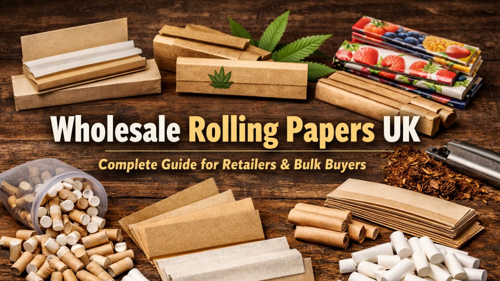 Complete Guide to Rolling Papers & Tips for Wholesale Buyers in the UK