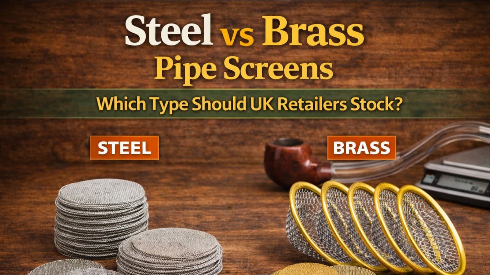 Steel vs Brass Pipe Screens: Which Type Should UK Retailers Stock?