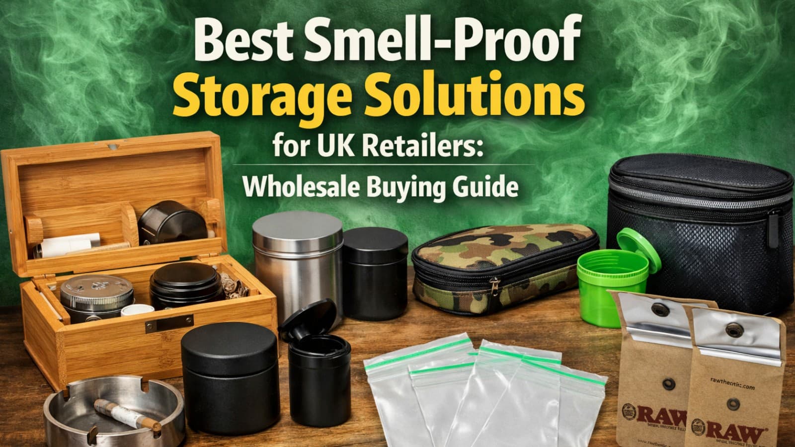 Best Smell-Proof Storage Solutions for UK Retailers: Wholesale Buying Guide