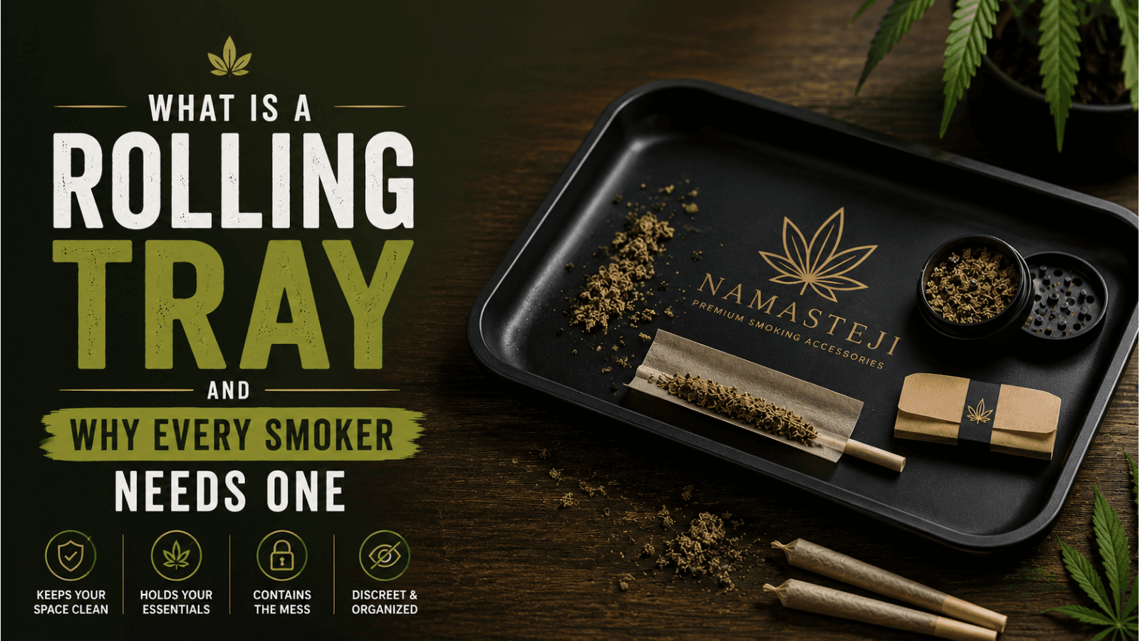 What Is a Rolling Tray and Why Every Smoker Needs One | Namasteji