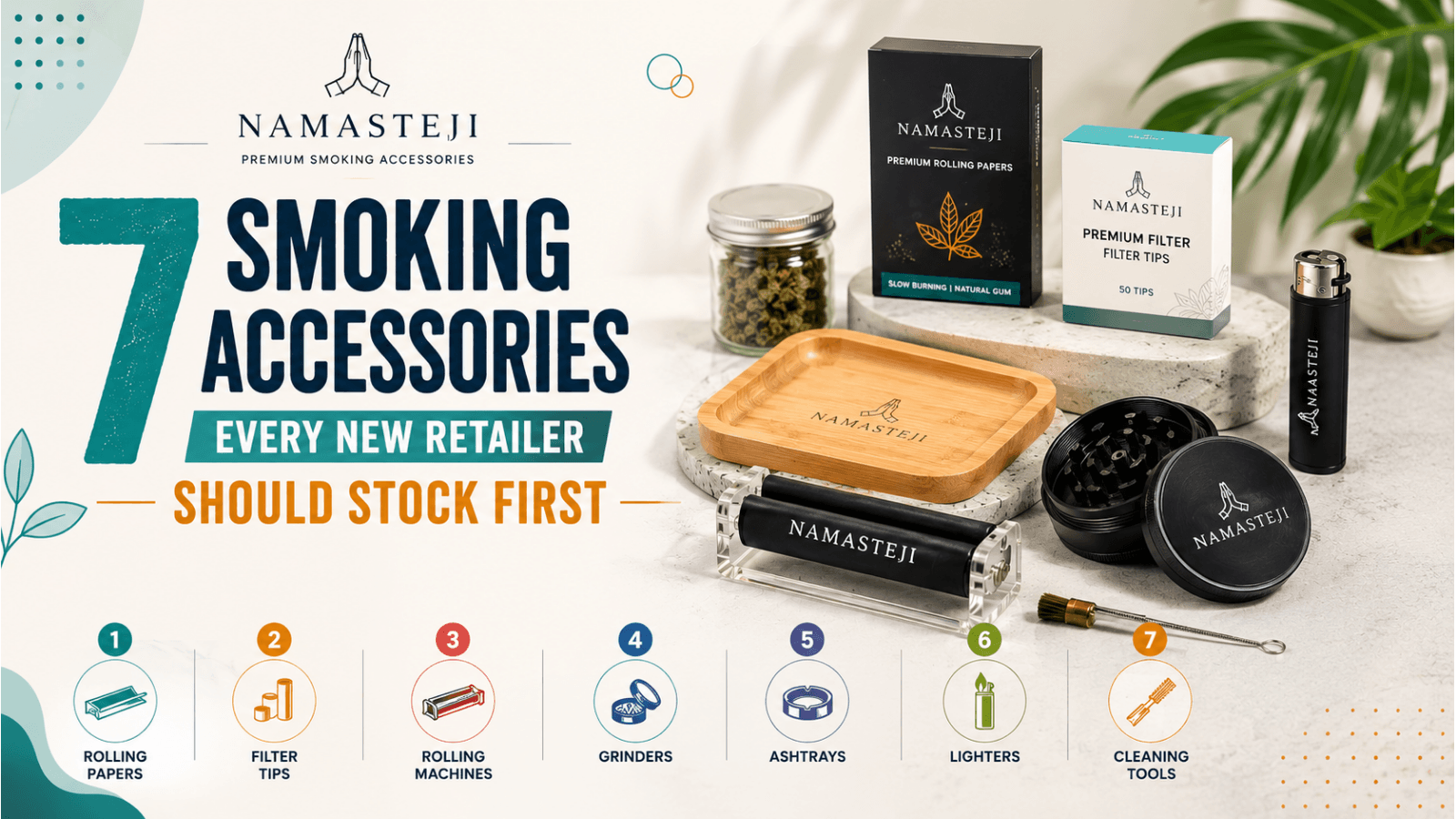 7 Smoking Accessories Every New Retailer Should Stock First | Namasteji