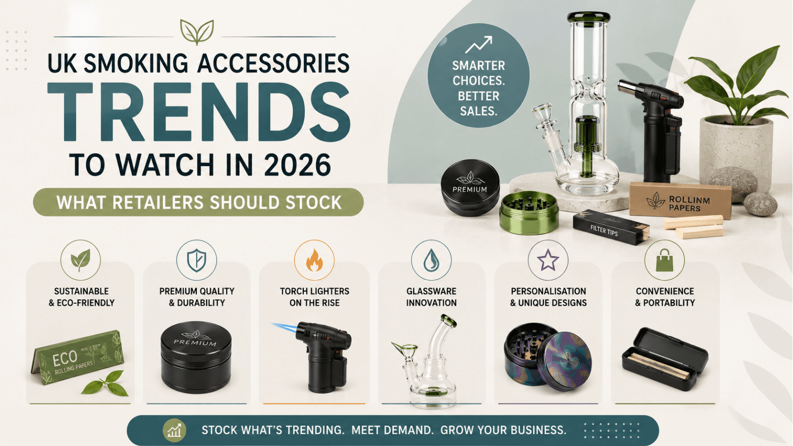 UK Smoking Accessories Trends to Watch in 2026: What Retailers Should Stock | Namasteji