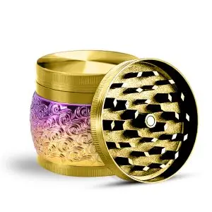 Metal Herb Grinder Gold