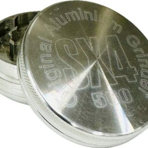 SX4 Aluminum herb grinder 3 part 56mm @ namasteji.co.uk