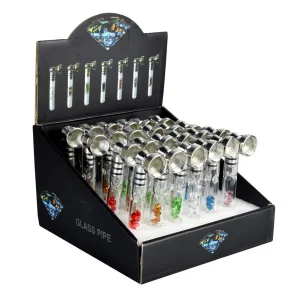 glass smoking diamond pipe @ namasteji.co.uk