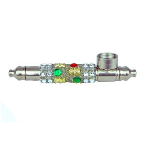 Metal Smoking Pipe Herb Tobacco Weed @ namasteji.co.uk