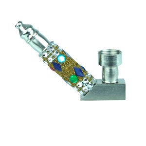 Metal Smoking Pipe Hookah weed herb pipe @ namasteji.co.uk