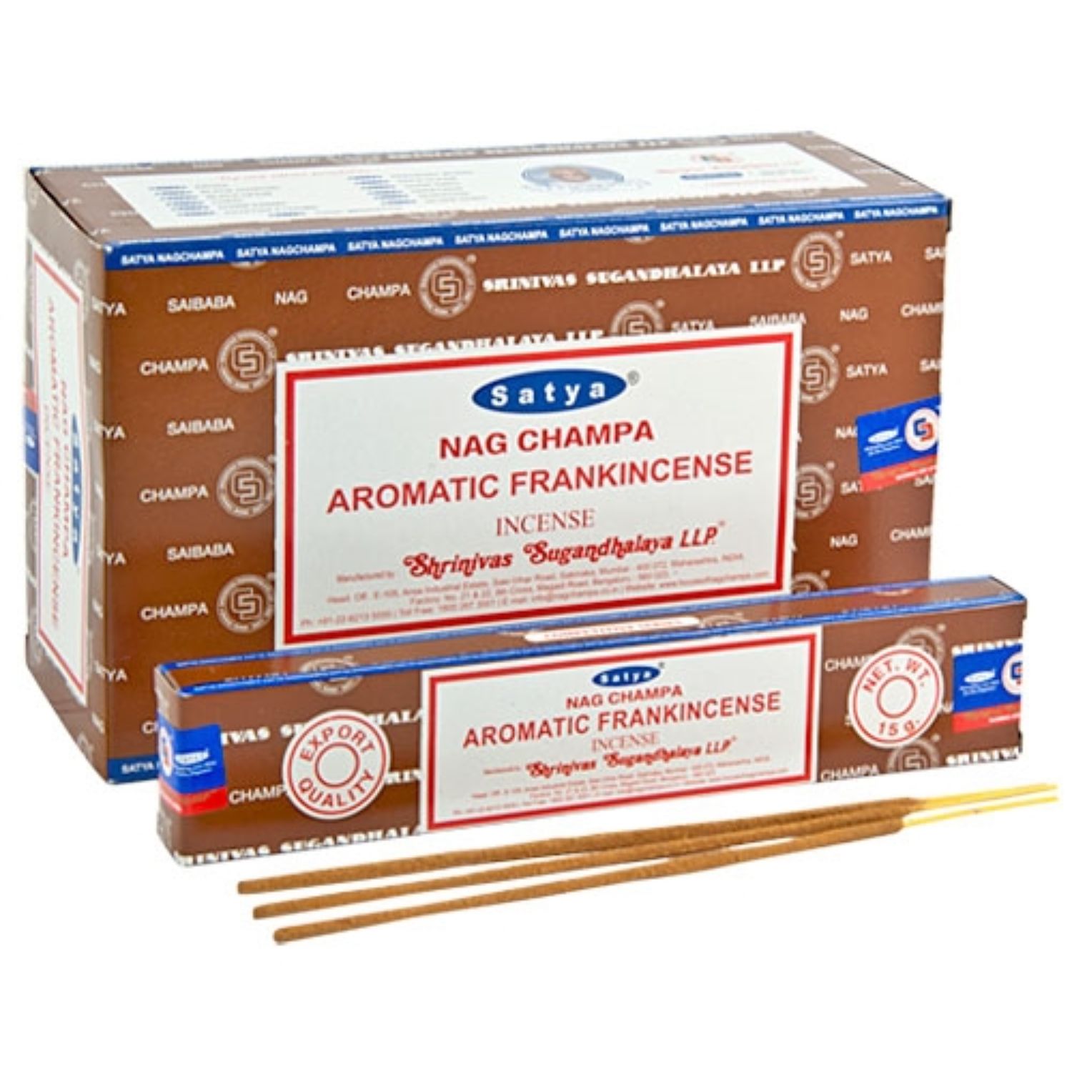 Satya Aroma Incense Sticks Frankincense @ namasteji.co.uk
