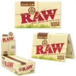 Raw Single Wide Organic Rolling paper @ Namastejiuk Ltd