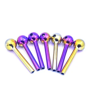 Rainbow Glass Oil Smoking Pipe Cannabis